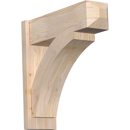 Ekena Millwork Thorton Smooth Craftsman Outlooker, Douglas Fir, 7 1/2"W x 24"D x 24"H OUT08X24X24THR04SDF